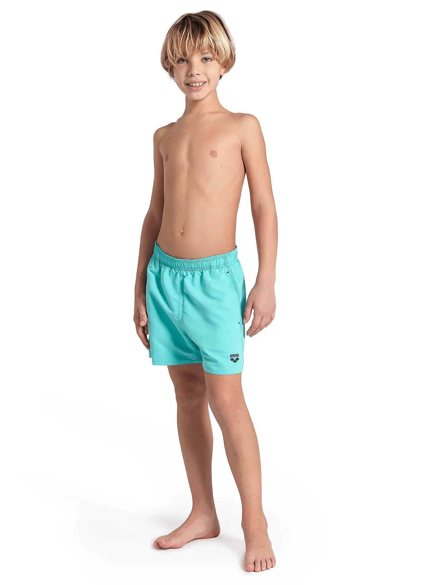 ARENA | Jungen Badeshort Boxer Solid | 